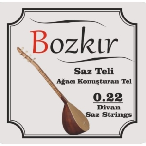 BOZKIR PROFESYONEL 0.22 PYRAMİD BOZLAK DİVAN SAZ TELİ(AĞAÇI KONUŞTURAN TEL)